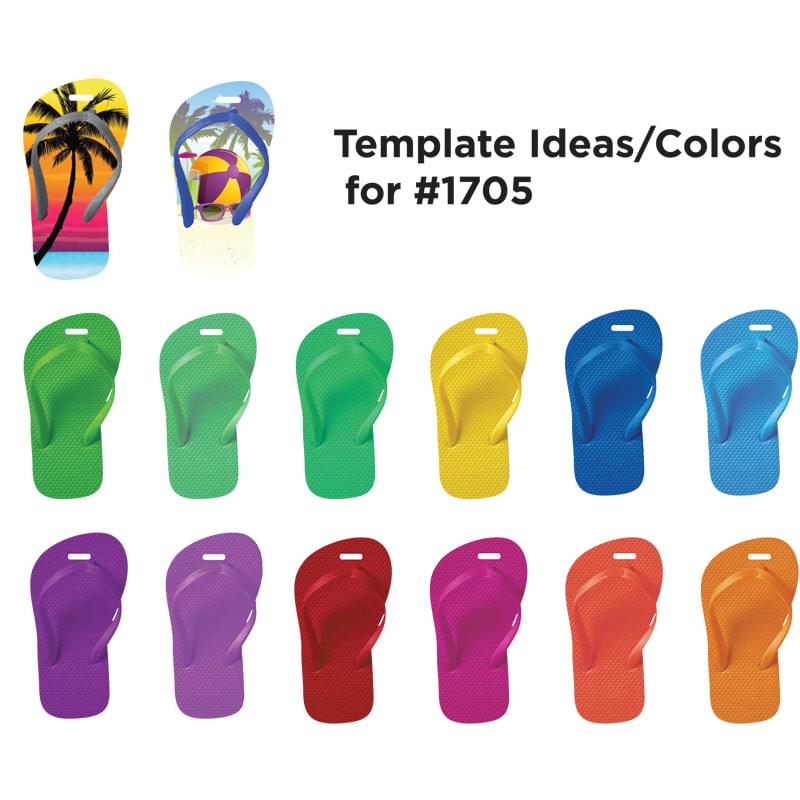 Flip Flop Luggage Tag
