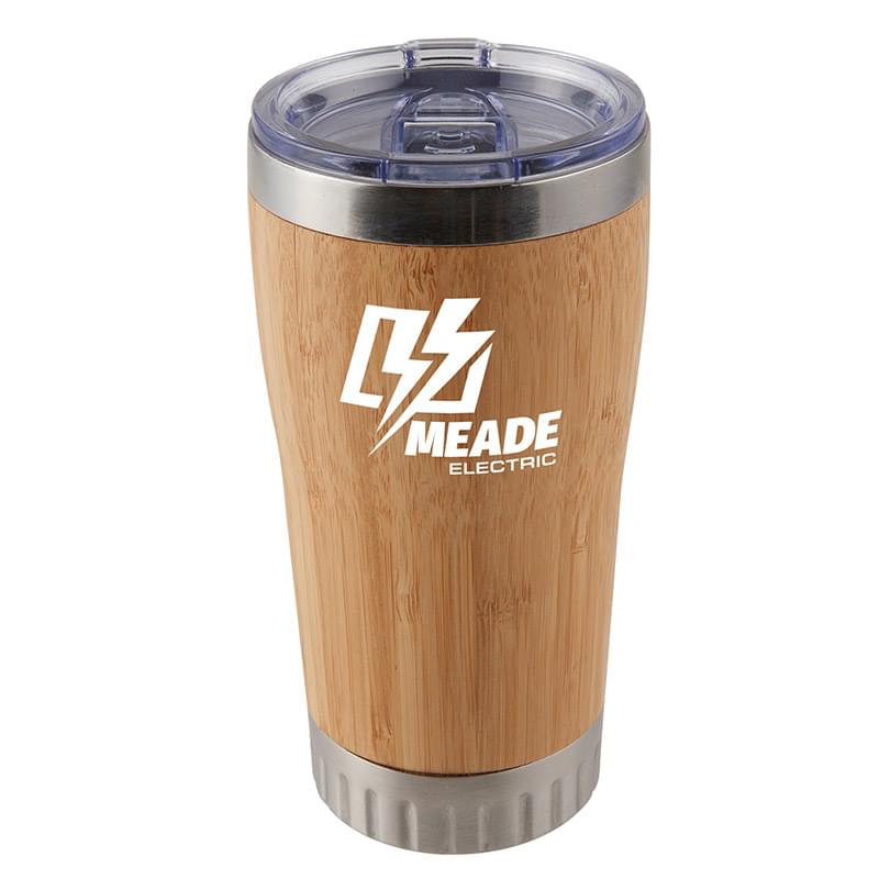 17 oz. Bamboo Stainless Steel Tumbler