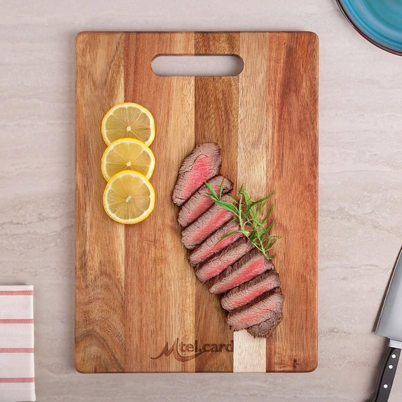 Acacia Cutting Board with Handle