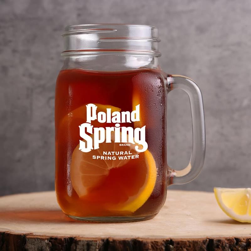 16 oz. Maplewood Libbey Mason Jar with Handle