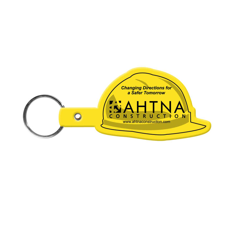 Hard Hat Flexible Key-Tag