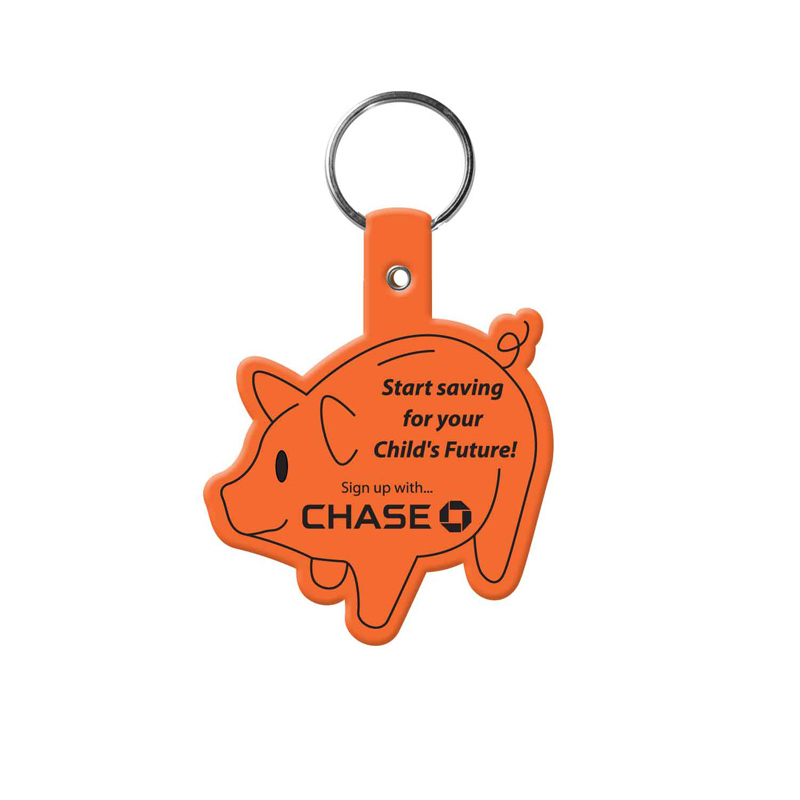 Piggy Bank Flexible Key-Tag