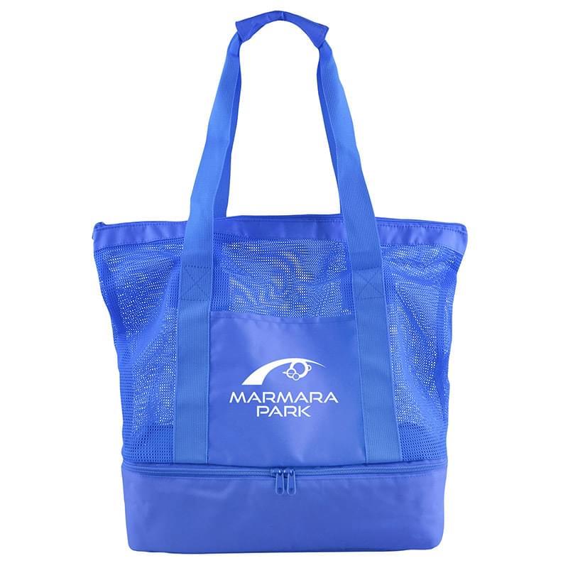 RPET Mesh Beach Cooler Tote