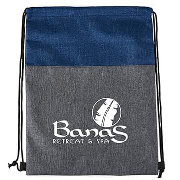 Heathered N’ Jute Drawstring Backpack