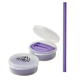 Reuse-it&trade; Silicone Straw in Round Case