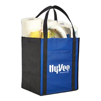 Large Non-Woven Grocery Tote w/ Pocket