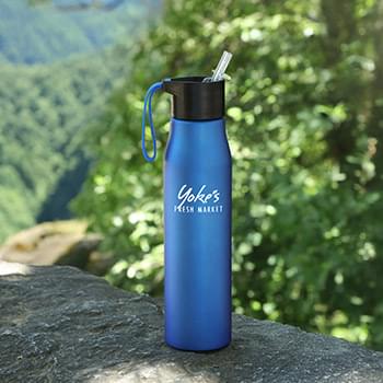 24 oz. Ridge Recycled Aluminum Bottle w/ silicone grip