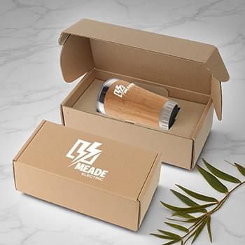 17 oz. Bamboo Stainless Steel Tumbler Gift Set