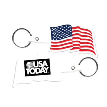 U.S. Flag Flexible Key-Tag